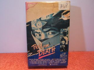 Pray For Death Vhs Big Box Kung Fu Usa Rare Sho Kosugi Horror Classic