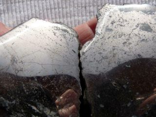 Rimrock: 2.  45 Lbs Rare Polished Canadian Niccolite Rough