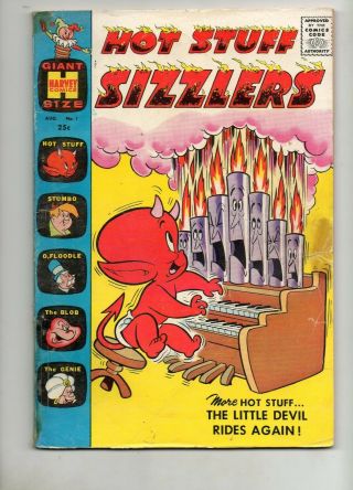Hot Stuff Sizzlers 1 First Giant - Sized Issue Stumbo App 1960 Harvey; Rare