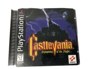 Castlevania: Symphony Of The Night Playstation Ps1 Black Label Cib