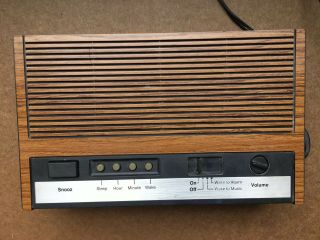 1990s Vintage Alarm Clock Am/fm Radio General Electric Ge 7 - 4633d Cond
