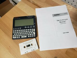 Franklin Model Lm - 6000se Language Master Special Edition W Rare Instruction Tape