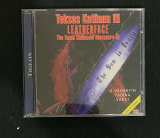 (1990) Leatherface: Texas Chainsaw Massacre Iii Horror Turkish Vcd Movie Rare