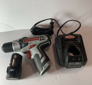 Rare High Torque Craftsman Nextec 12v Cordless Drill/driver Battery And Charger