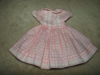 Vintage Fashion Doll Pink Dress For 10 " Doll,  Jill Cisette Little Miss Revlon