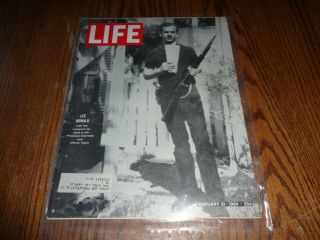 Vintage February 21,  1964 Life Magazines Lee Harvey Oswald Jfk Assassination