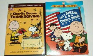 This Is America,  Charlie Brown - Collectors Set & Thanksgiving Dvd Set Rare