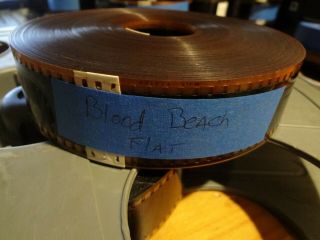 EXTREMELY RARE Blood Beach 35mm Film Trailer Flat faded Cult Horror 2