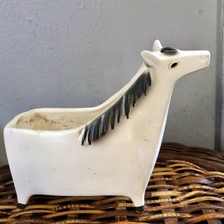 Extremely Rare Howard Holt 1960 Mid Century Figural Horse Planter
