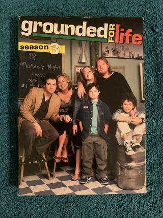 Grounded For Life: Complete Season 3 Rare Dvd Oop Three Third Tv Series Comedy