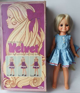 Vintage Ideal Velvet Doll Crissy 