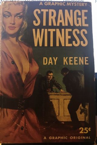 Strange Witness By Day Keene Graphic Mystery 58 Rare