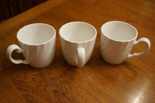Johnson Brothers Bros.  Set Of 3 Regency Pattern Antique/vintage Coffee Mugs/cups