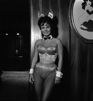 Vintage Rare Bunny Yeager 1962 Camera Negative Smiling Miami Playboy Club Femlin