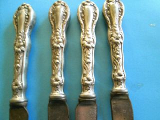 Antique Rogers Bro.  Silverplate 4 Knives,  5 Spoons A1,  5 Forks Xll with Star 3