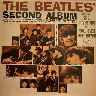 The Beatles Second Album Lp Capitol T - 2080 Rare Dg Mono