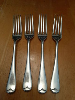Vintage Set Of 4 X Epns Silver Plated 