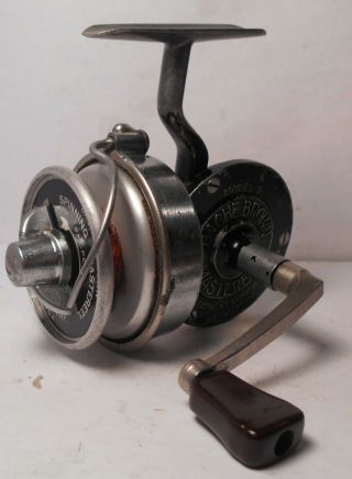 Airex Bache Brown Mastereel Model 2 Spinning Fishing Reel Bass Trout Catfish