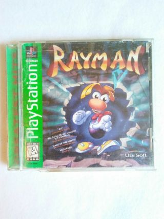 Ps1 Rayman (playstation 1,  1997) Greatest Hits Edition Rare