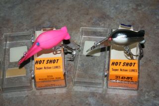 Hot Shot Fishing Lure,  Two Lures By Eddie Pope