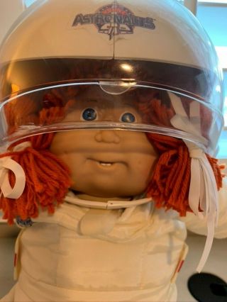 Vintage 1986 Cabbage Patch Kids Young Astronaut Girl Doll Red Hair Blue Eyes