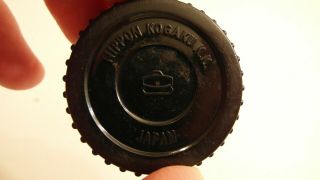 Rare Vintage Nikon Non Ai Ais Nippon Kogaku Tokyo Rear Lens Cap