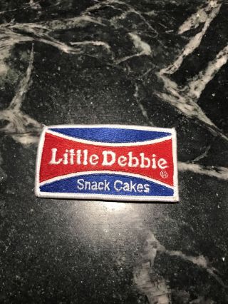 Little Debbie Snack Cakes Logo Uniform Patch Vtg 4” Rare Retro 70s 80s