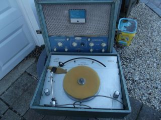 Vintage Rare Hilton Ss - 200 Solid State Turntable With Main Unit,  Powers On