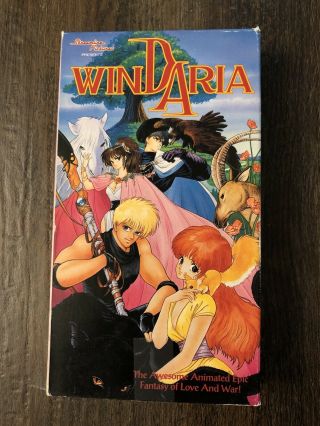 Windaria - Once Upon A Time (vintage Vhs,  1993) Rare