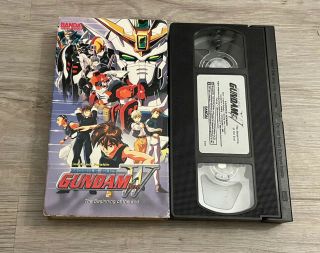 Gundam Wing The Beginning Of The End (vhs,  2000,  Dubbed Uncut) Rare Htf Bandi