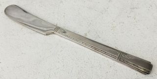1 Butter Knife Spreader Paddle 1938 Oneida Prestige Grenoble Silver Silverplate