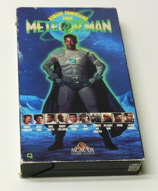 The Meteor Man 1993 Vhs Rare Oop Black Superhero Movie Robert Townsend