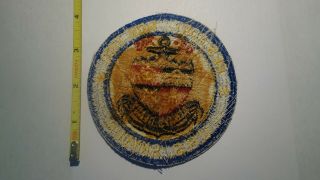 Extremely Rare 1950 ' s USS SNYDER RES CORT RON 2 Patch.  RARE 2