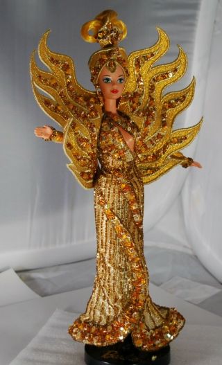 1995 Mattel Bob Mackie Designer Edition Goddess Of The Sun Barbie,  No Box