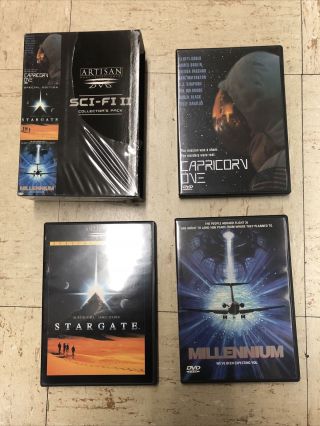 Sci - Fi Collectors Dvd 3 - Disc Set Rare Oop Stargate : Capricorn One : Millennium