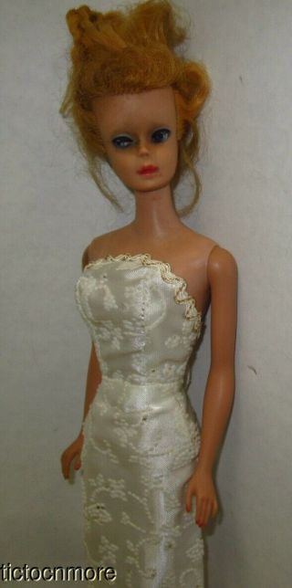 Vintage Barbie Ponytail Doll Blonde Tm Midge /r Barbie Body