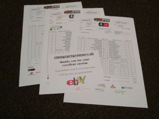 Chorley V Derby County 2020/1 F.  A.  Cup 3rd 3 V.  Rare Different Team Sheets
