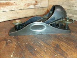 Stanley Block Plane No 9 1/4 Ultra Rare Marked Imperfect.
