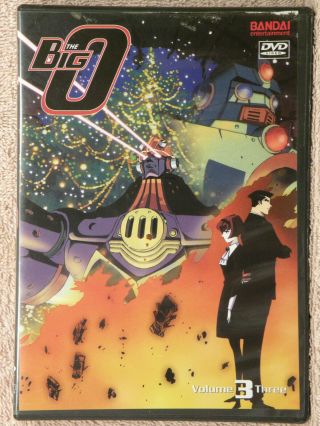 The Big O: Volume 3 Dvd,  2001,  Subbed & Dubbed Bandai Anime Rare Oop