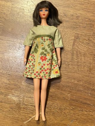 Vintage 1960s Mattel Brunette Live Action Barbie Doll Japan
