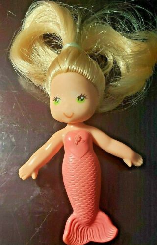 Kenner 1979 Sea Wees " Sandy " Mermaid Doll Blonde Pink Kenner Weas Cond