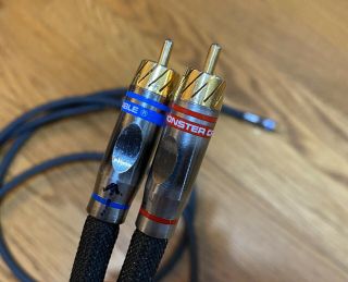 RARE Monster Cables Sigma M2000 RCA Interconnects 1.  5M Pair PAIR Please Read 3