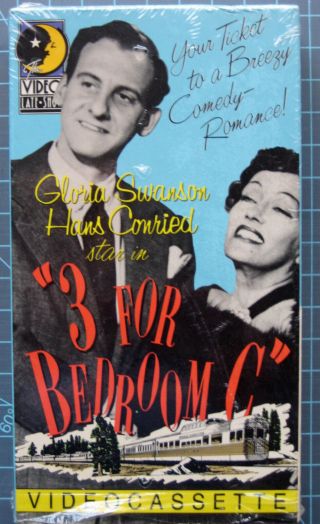 Chief,  Three For Bedroom C Rare 1952 12 - Pg Official Movie Pressbook,  Vhs