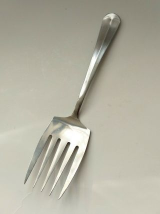 Fork Extra Wide Stainless Steel 8 - 7/8 Pasta / Spaghetti Made In Indonesia