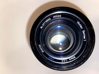 Vivitar Series 1 90mm F/2.  5 Macro Lens " Bokina " W/ 1:1 Adapter Rare
