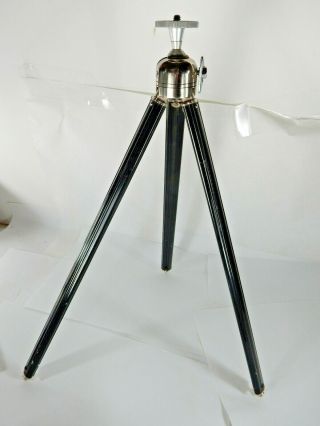 Rare Vintage Tower Stabilo Telescoping Metal Tripod No.  6305,  Made In Germany