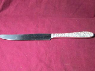 Silverplate National Silver Co.  Narcissus French Blade Knife 9 3/8 " No Mono