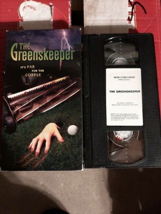The Greenskeeper Vhs 2002 Rare Horror