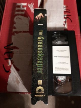 The Greenskeeper VHS 2002 Rare Horror 2