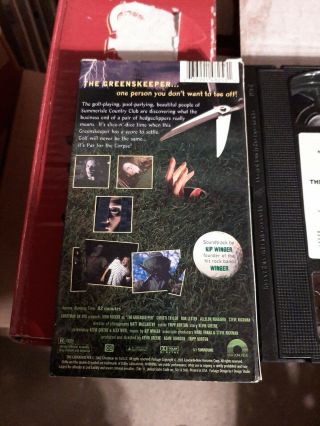 The Greenskeeper VHS 2002 Rare Horror 3